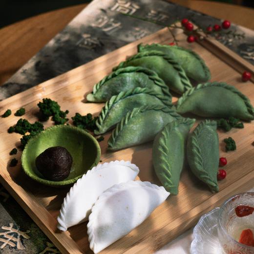 楼塔传统手工清明粿 采摘新鲜的艾草 清香软糯料足多汁 老底子杭州味道清明团青团 商品图0