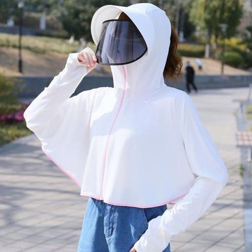 【360°防晒，一件搞定整个夏天！】夏季旅游户外必备，新款防晒衣女！轻薄透气，保护肌肤。防紫外线UPF50+，更有电动车专属款式，防晒衫带镜片，不遮挡视线。时尚大方，为你撑起一片遮阳伞！ 商品图1