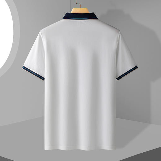 14LP3301【含桑蚕丝】罗蒙男士高周波polo衫男短袖男夏季薄款男士短袖t恤男 商品图5