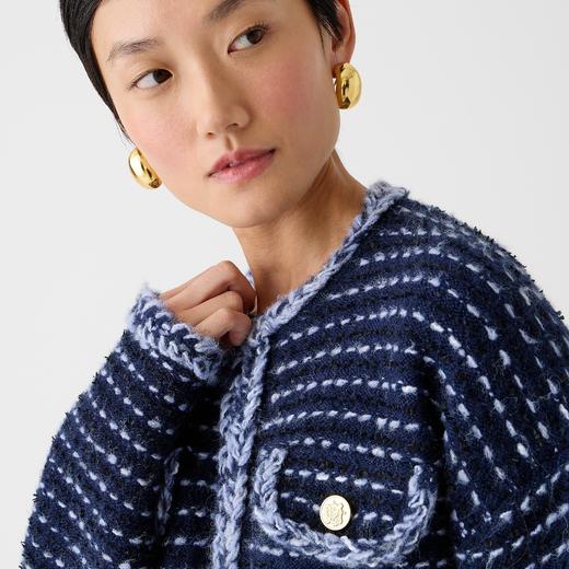 Jcrew 小香风针织外套 白色特价￥599直邮到手 商品图2