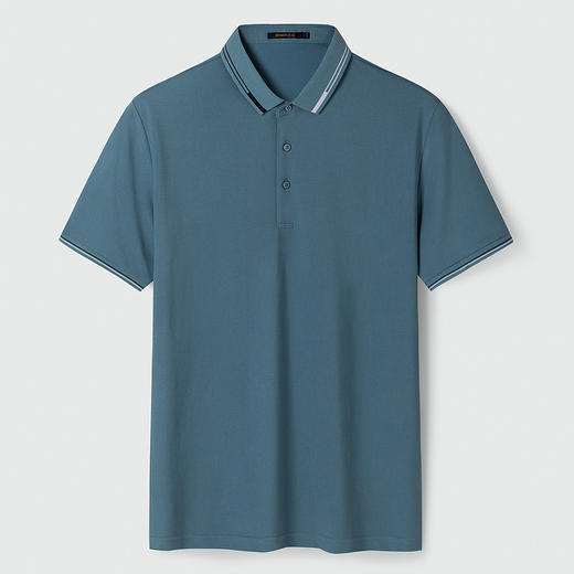 【含桑蚕丝】罗蒙男士经典爆款polo衫男短袖夏季速干t恤男短袖男t恤 商品图2