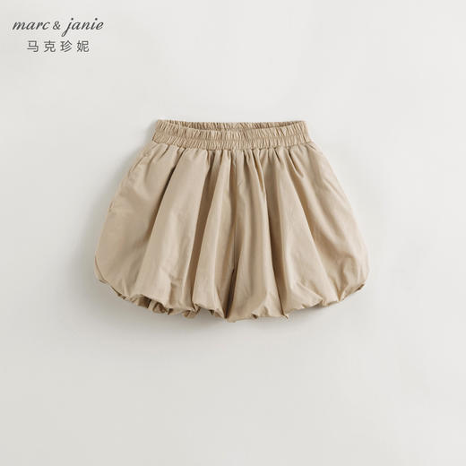 马克珍妮女童松紧腰纯棉花苞短裤儿童裤子2024年夏装新款240713 商品图2