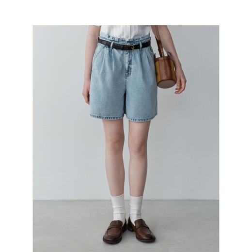 TeenieWeenie小熊卡通牛仔短裤女夏季女牛仔裤TTTF242405T 商品图1