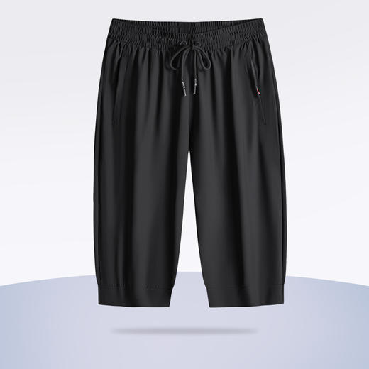 【冰丝速干】【新款DK】大依优型大码男装七分裤弹力加肥加大大号短裤运动短裤男士胖子 商品图1