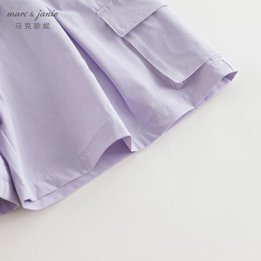 【超轻速干】马克珍妮女童立体口袋工装短裤2024年夏装新款240360 商品图4