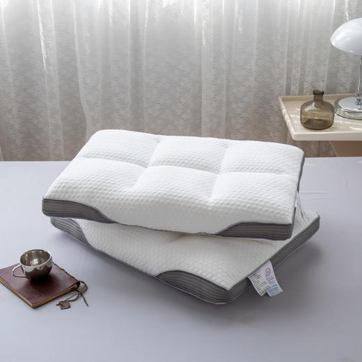 【精选】诗梦姿全棉针织分区按摩颈椎枕芯 透气舒适 柔软贴肤 商品图3