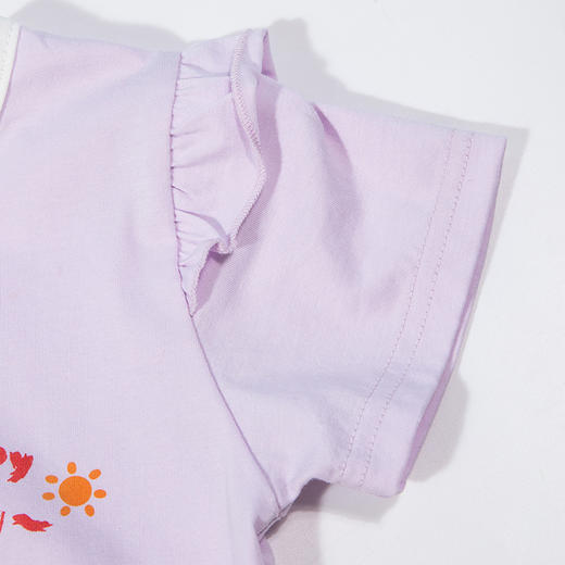 贝贝怡女童短袖2024夏季新款薄款甜美可爱圆领t恤女ZB2DS023 商品图12