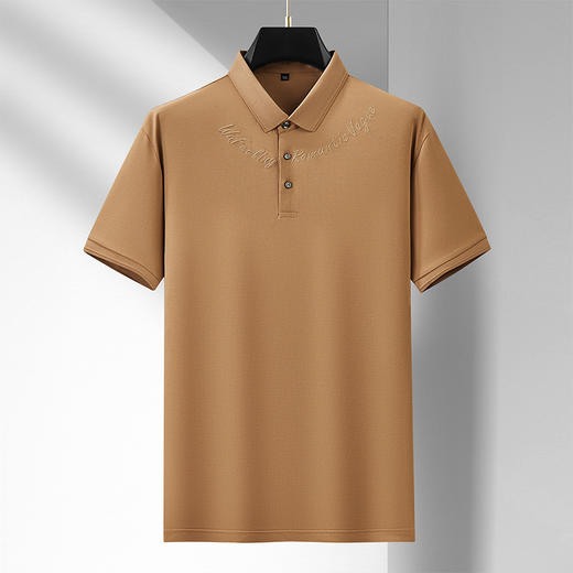 【新款DDA】大依优型大码短袖Polo衫翻领加肥加大男士大号弹力透气舒适夏季半袖透气 商品图1
