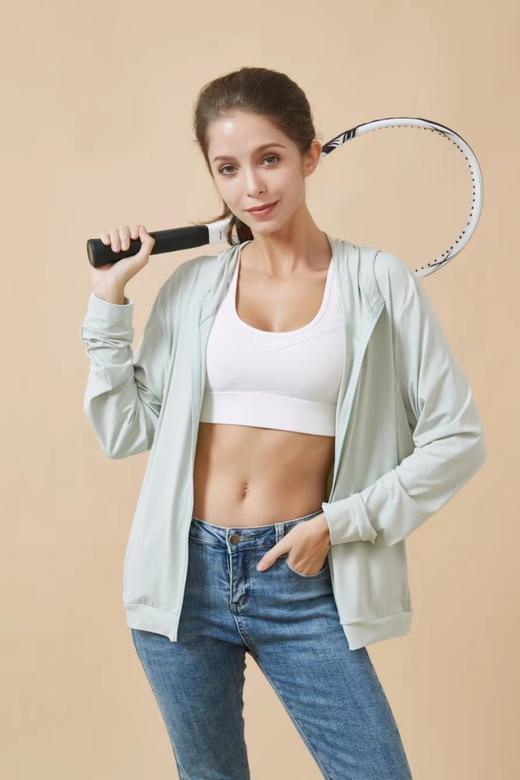 LS竹纤维女带帽防晒衣6605 商品图2