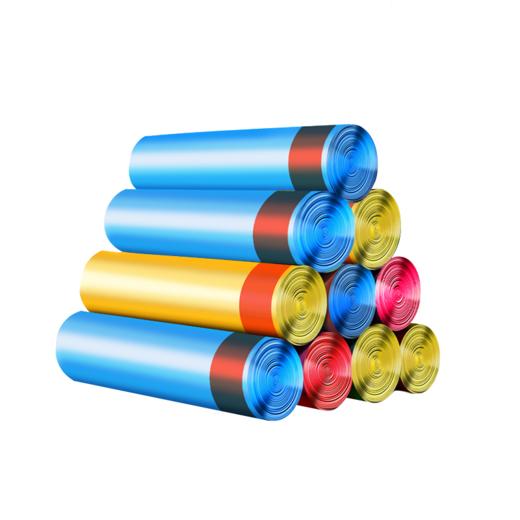 抽绳收口式垃圾袋加厚中大号75只  自动收口 一拎就走 商品图5