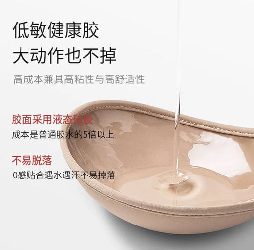 【一秒A变C 🐻小胸必买】觉袈透气聚拢胸贴（云朵杯）送1个便携网袋送1瓶乳贴清洗液 商品图3