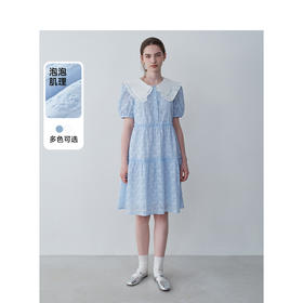 TeenieWeenie小熊简约连衣裙女夏季女短裙TTOW242401T