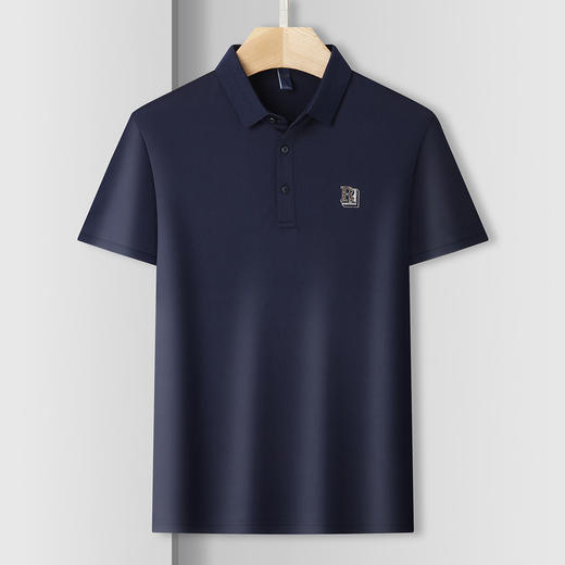 【高周波】罗蒙男士商务polo衫男短袖男夏季薄款速干男士短袖t恤男 商品图7
