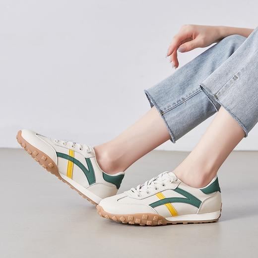 ZHR则则舒适女鞋2024春季新款时尚百搭休闲运动鞋低帮软底板鞋女 商品图5