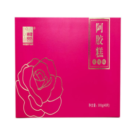 华润堂 补健良坊 阿胶糕（玫瑰味） 300克