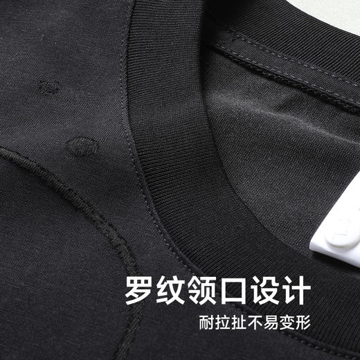 【Q】【新款DX】大依优型大码男装潮款短袖T恤圆领加肥加大透气吸汗夏季上衣半袖t恤夏装 商品图2