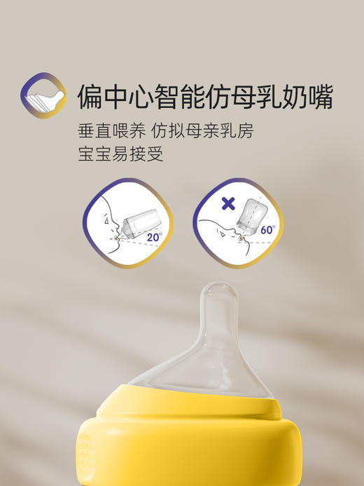 hegen奶瓶婴儿新生240ml纪念龙瓶宽口径硅胶奶嘴耐摔防胀气8886476110533 商品图3