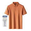 【含桑蚕丝】罗蒙男士夏季时尚polo衫男短袖休闲男士t恤短袖polo衫 商品缩略图5