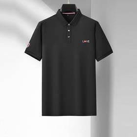 【新款DDA】大依优型大码刺绣短袖Polo衫翻领加肥加大男士大号弹力透气舒适夏季半袖透气