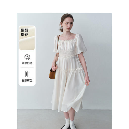 TeenieWeenie小熊简约连衣裙女夏季女短裙TTOW242405T 商品图0