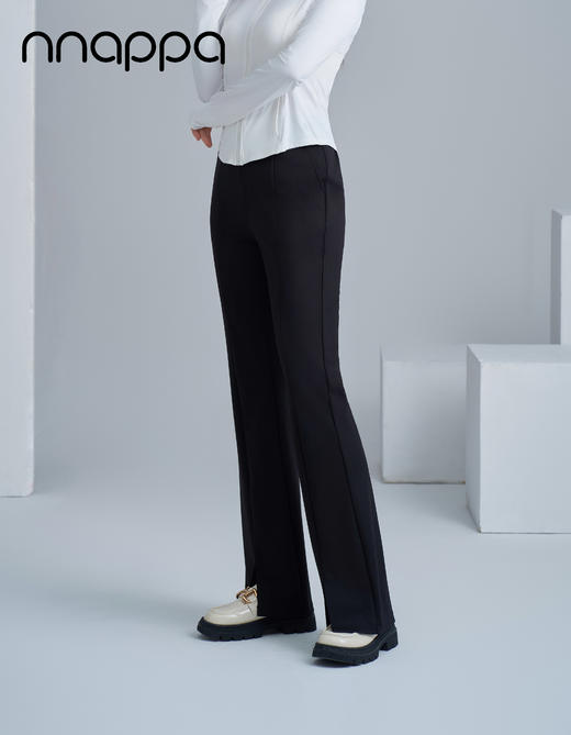 锦纶冰凉斜纹9分喇叭裤PA29279 商品图2