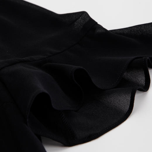 PF822斯尔丽2024春夏新款飘逸雪纺款蛋糕型设计连衣裙 商品图4