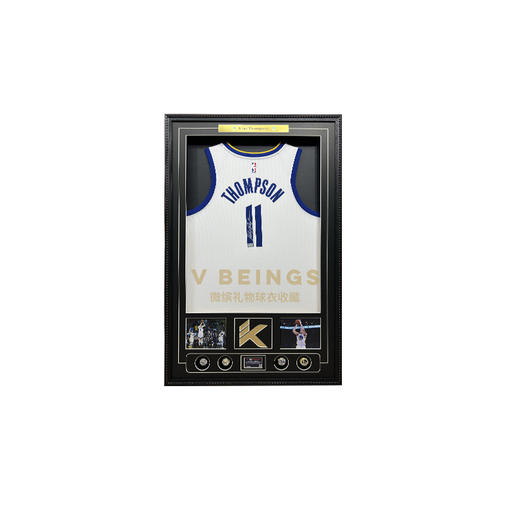 收藏系列 汤普森 勇士队11号白色球迷版 亲笔签名球衣 商品图0