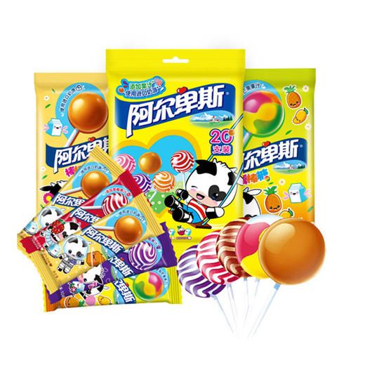 阿尔卑斯糖果 棒棒糖多种 口味 牛奶草莓10g/支 商品图0