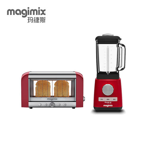 Magimix情调早餐套组-玛捷斯破壁机+面包机（颜色调换请联系客服） 商品图1