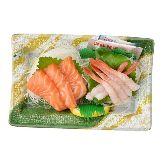 2点刺身(三文鱼+北极甜虾 )/份 原料生长地：【海产品】三文鱼-挪威；甜虾-山东 商品图3
