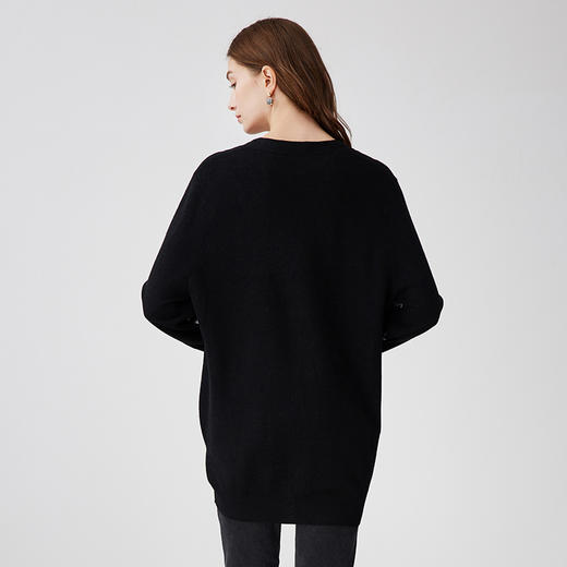 EITIE爱特爱流线型兔子提花图案针织衫7301001 商品图9