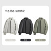 【易打理】圣得西男士棒球领商务休闲夹克春款茄克外套2412932073 商品缩略图4