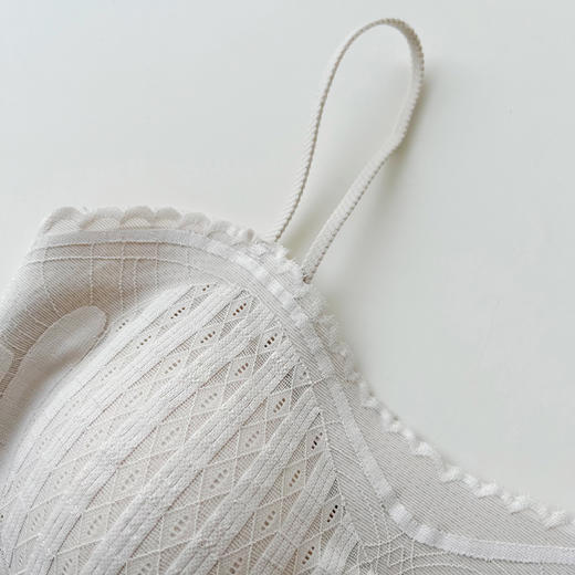 老米优品🎈甜美女生人手一件！蕾丝带胸垫设计 唯美细肩带打底背心，巨温柔哦 ！ BX240325A 商品图1