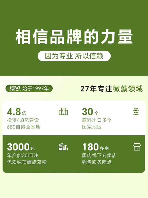 绿A儿童螺旋藻片 0.25g*150粒 补充营养 专为儿童定制 商品图1