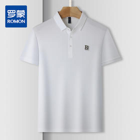 【高周波】罗蒙男士商务polo衫男短袖男夏季薄款速干男士短袖t恤男