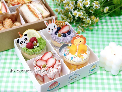 九宫格蛋糕野餐系列（装饰随机） 商品图13
