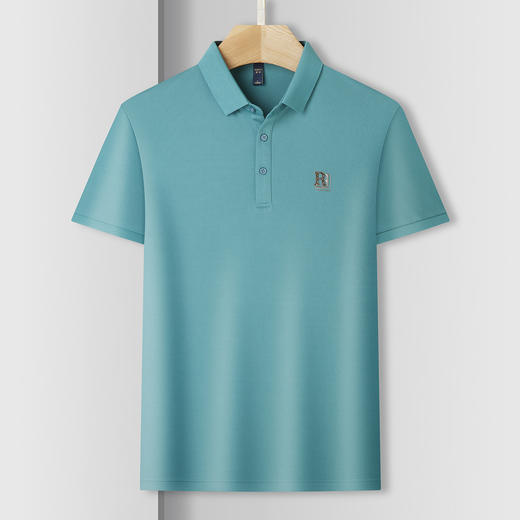 【高周波】罗蒙男士商务polo衫男短袖男夏季薄款速干男士短袖t恤男 商品图5