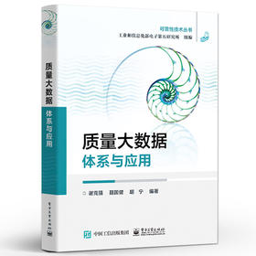 质量大数据：体系与应用 质量大数据架构模式实践 面向装备的质量大数据关键技术 质量大数据实施路径 谢克强 聂国建