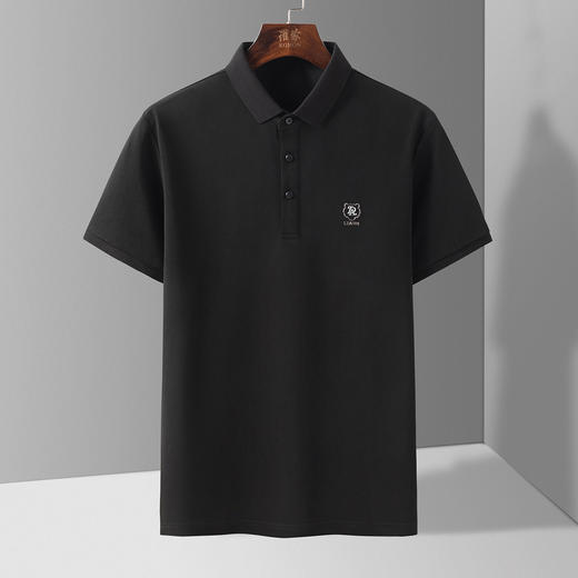 【含蚕丝棉】罗蒙男士polo衫男短袖t恤男夏季凉爽冰丝t恤男短袖 商品图2