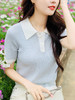 【百图lulu好物】【清凉POLO衫】知性 POLO领 清新有氧 短袖 针织衫 商品缩略图5