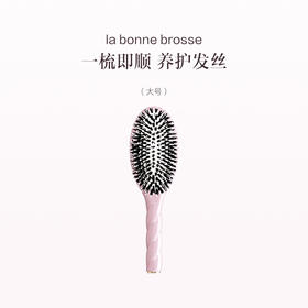 保税直发 La Bonne Brosse 3号软齿鬃毛梳 大号 玫瑰粉 象牙白  樱桃红 杏仁绿