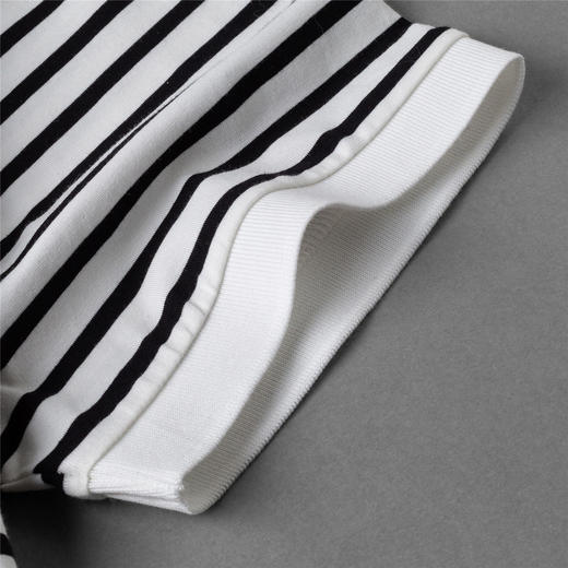 【含桑蚕丝】罗蒙夏季条纹男士t恤短袖polo衫商务polo衫男短袖 商品图12