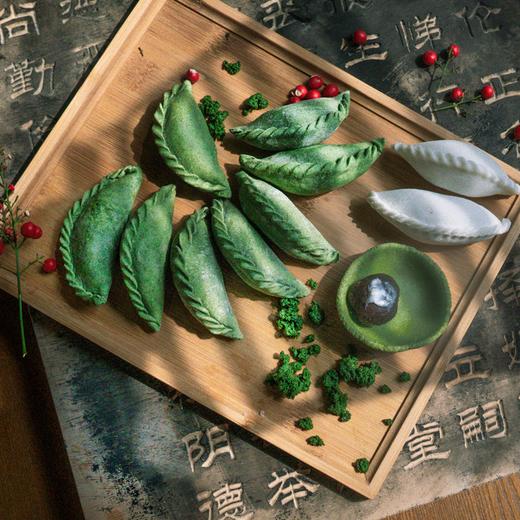 楼塔传统手工清明粿 采摘新鲜的艾草 清香软糯料足多汁 老底子杭州味道清明团青团 商品图1