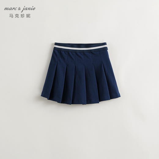 【凉感快干】马克珍妮女童美式学院百褶半身裙短裙夏装新款240638 商品图2