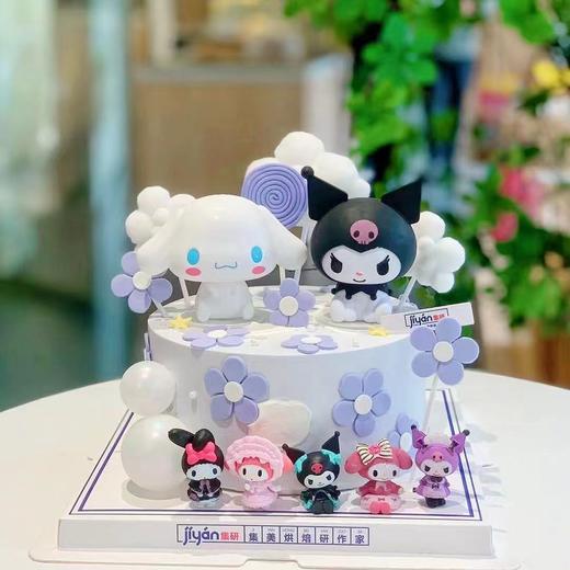 紫色系三丽鸥家族蛋糕 商品图0