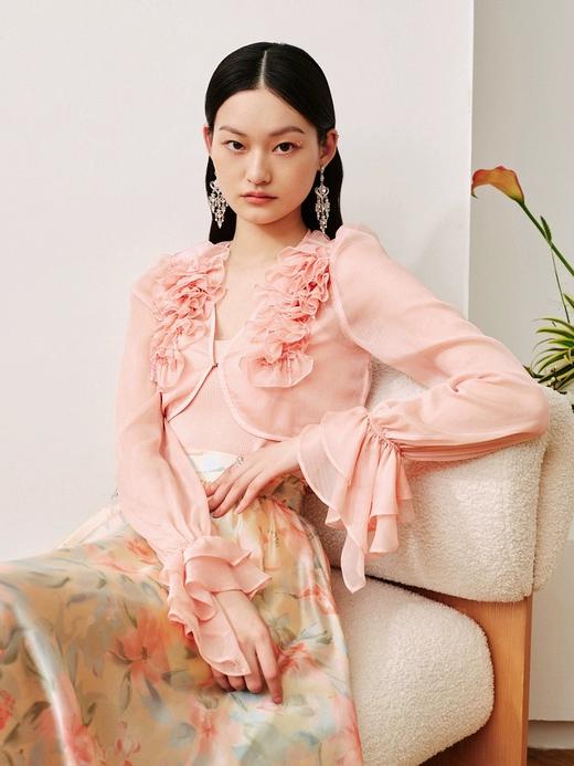 MAXRIENY宫廷复古针织衫甜美长袖上衣两件套MC88SW531 商品图0