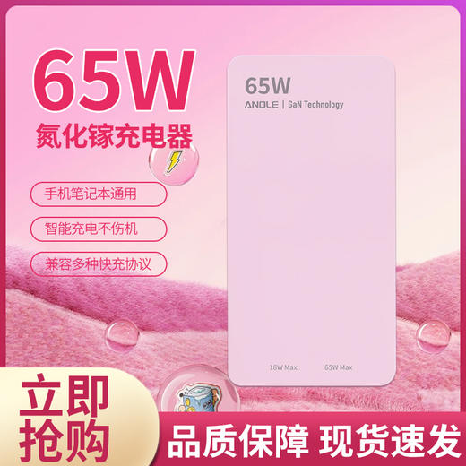 （现下单，节后发货）安纳龙氮化镓充电器(Max 65W)  非充电宝 商品图2