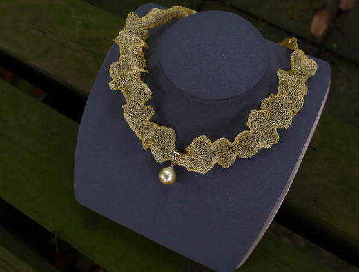 【蕾丝】南洋金珠项链 商品图2
