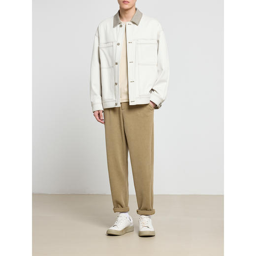 墨麦客男装2023春季新款翻领撞色夹克男士休闲工装外套男潮80685 商品图2