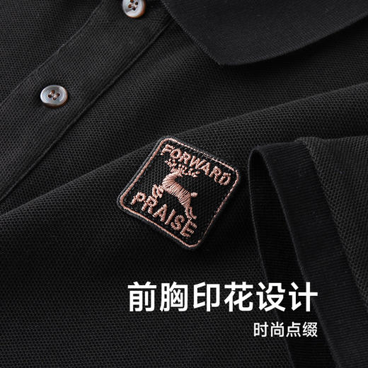 【100%棉】【新款DK】大依优型大码男装短袖Polo衫翻领加肥加大透气吸汗夏季上衣半袖t恤夏装 商品图2